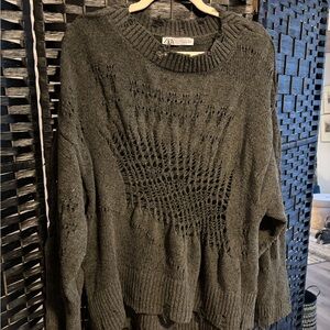 Zara Charcoal Women's Sweater